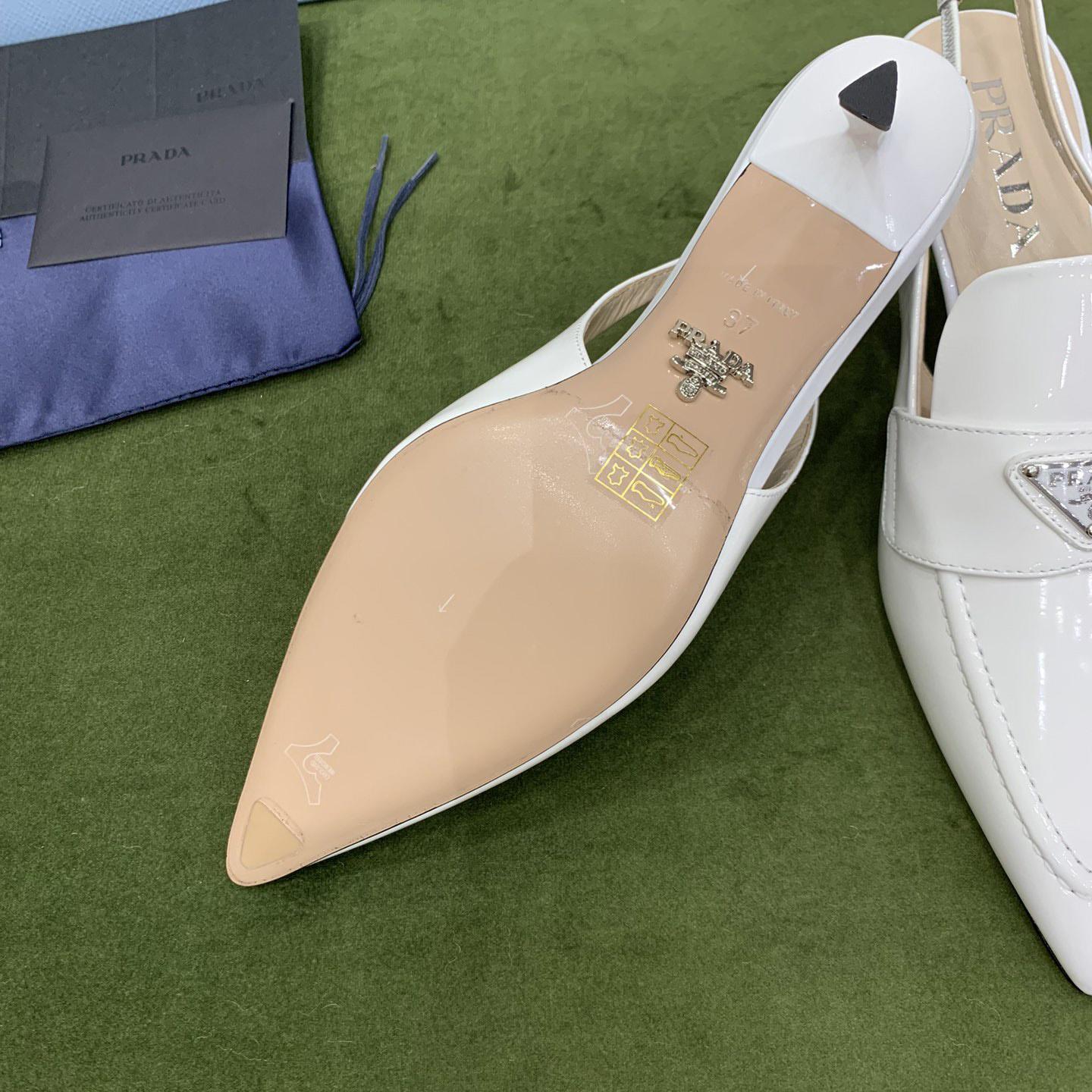 Prada Patent Leather Slingbacks - PerfectKickZ