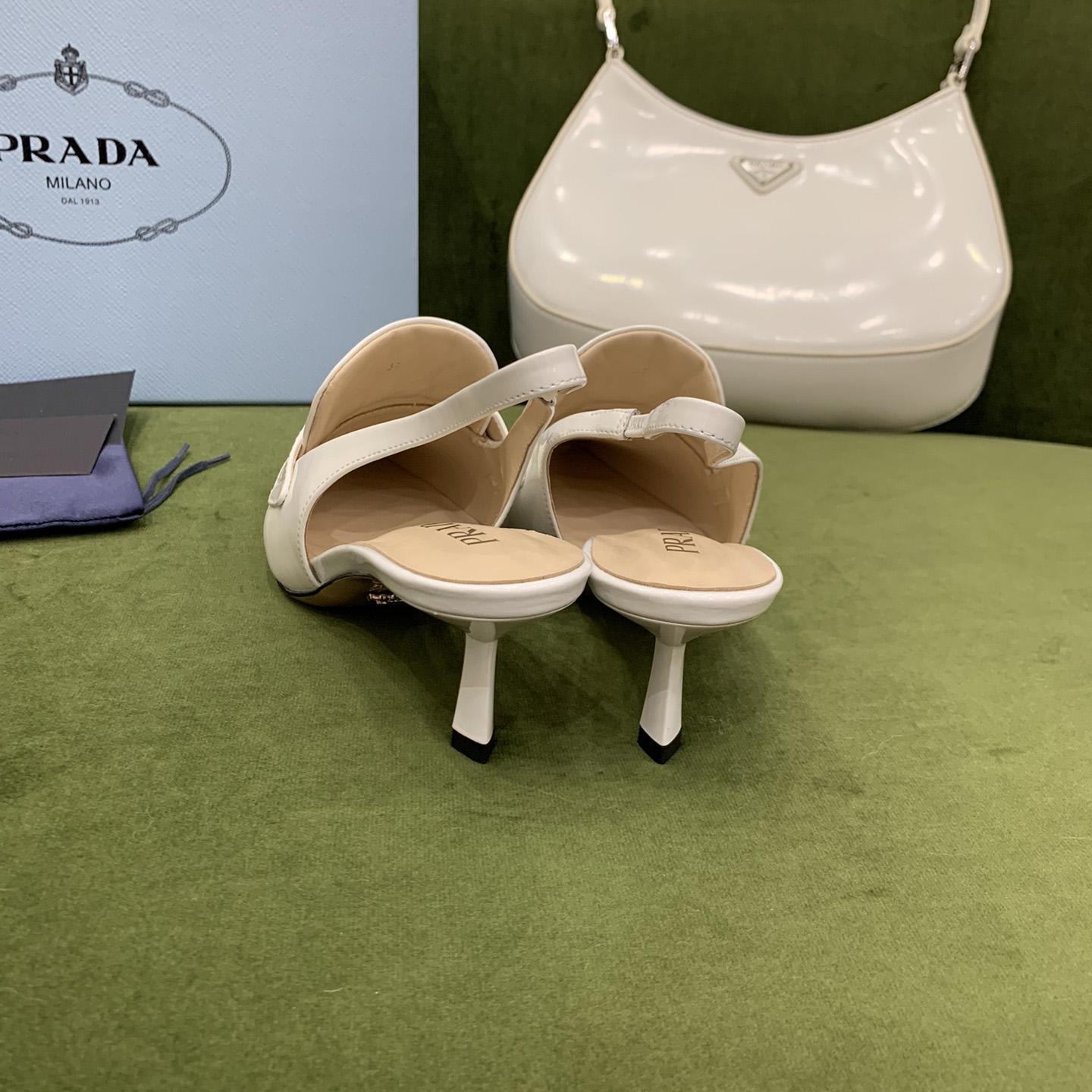Prada Patent Leather Slingbacks - PerfectKickZ