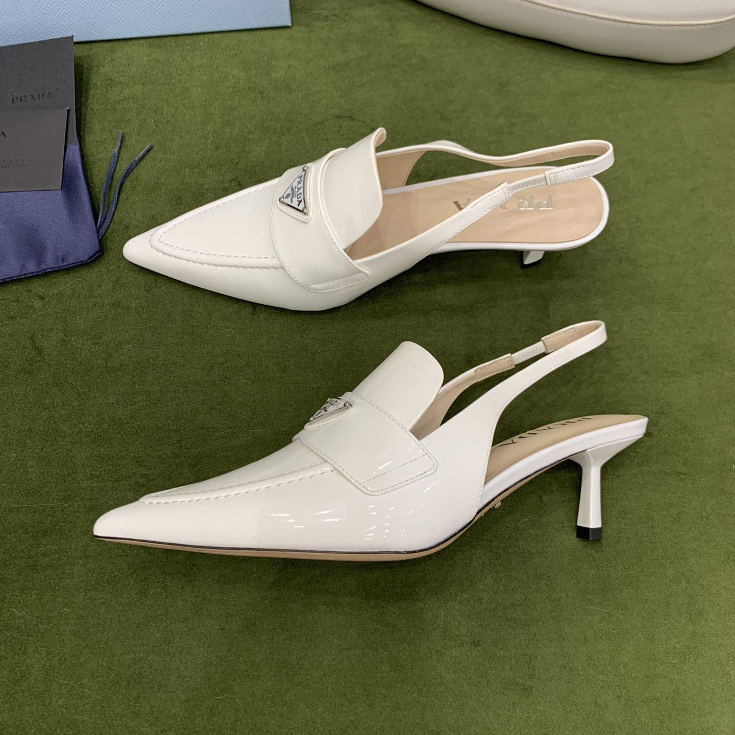 Prada Patent Leather Slingbacks - PerfectKickZ