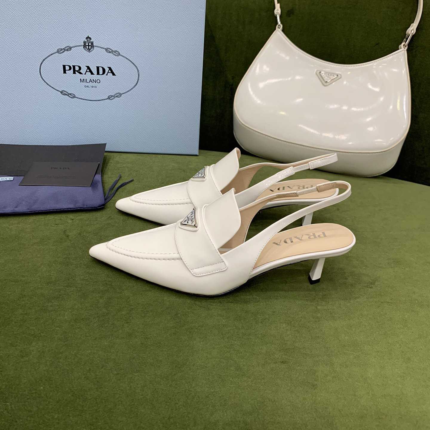 Prada Patent Leather Slingbacks - PerfectKickZ
