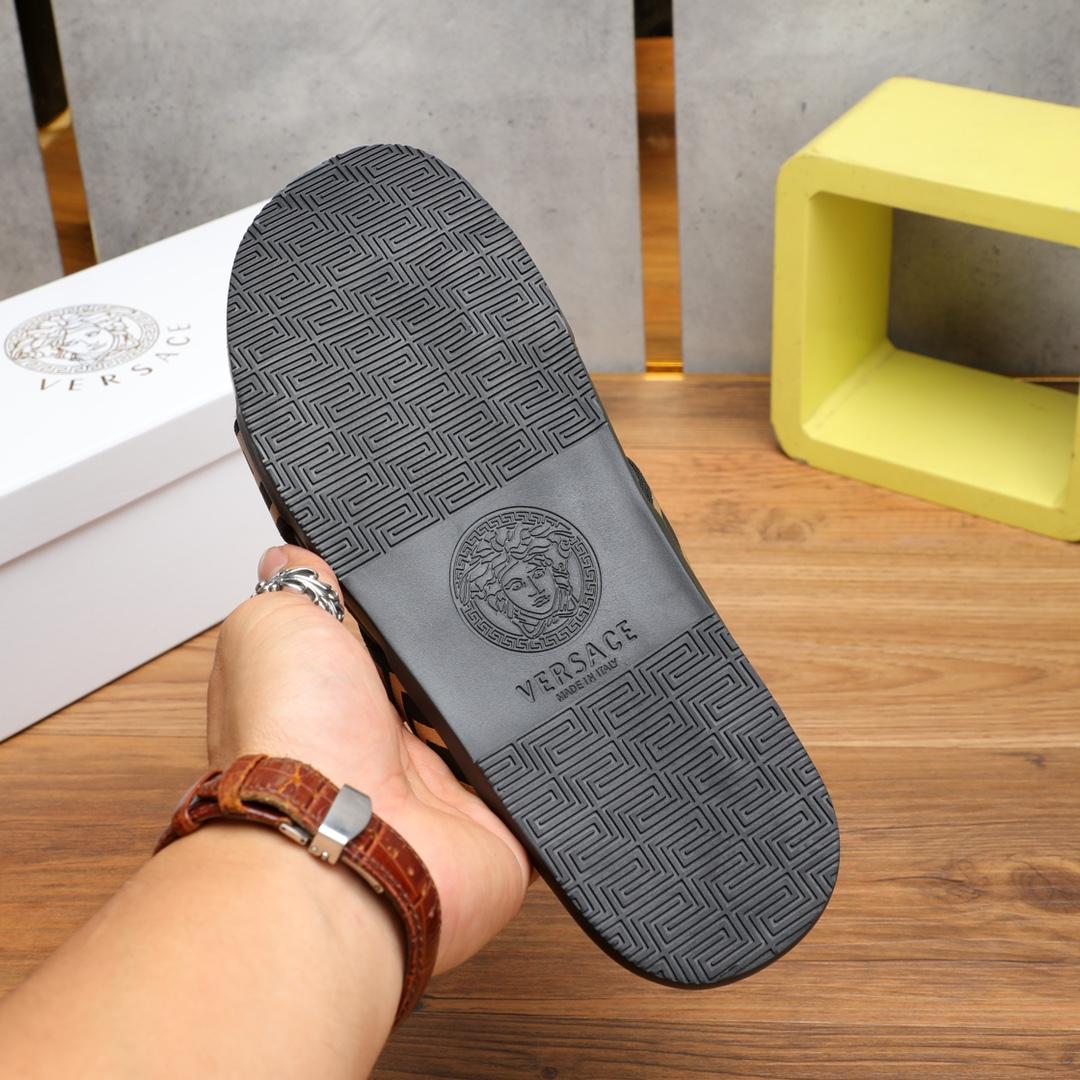 Versace Logo-print Open-toe Slides - 