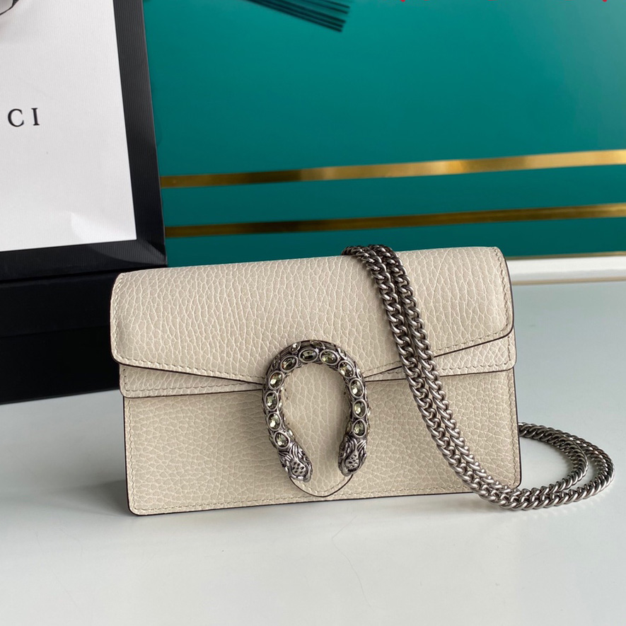 Gucci Dionysus Super Mini Leather Bag(16.5-10-4.5cm)    - PerfectKickZ