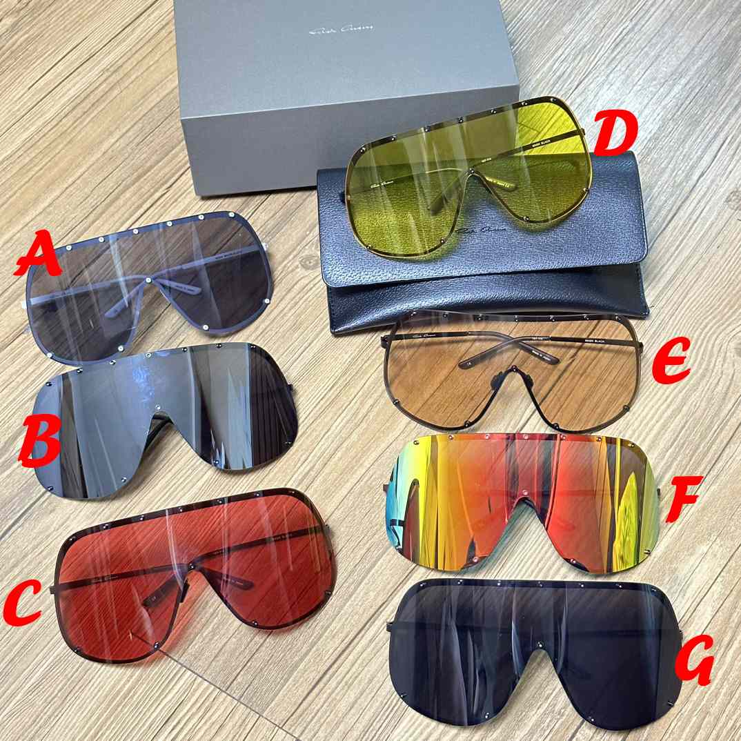 Rick Owens 'Shield' Sunglasses - PerfectKickZ