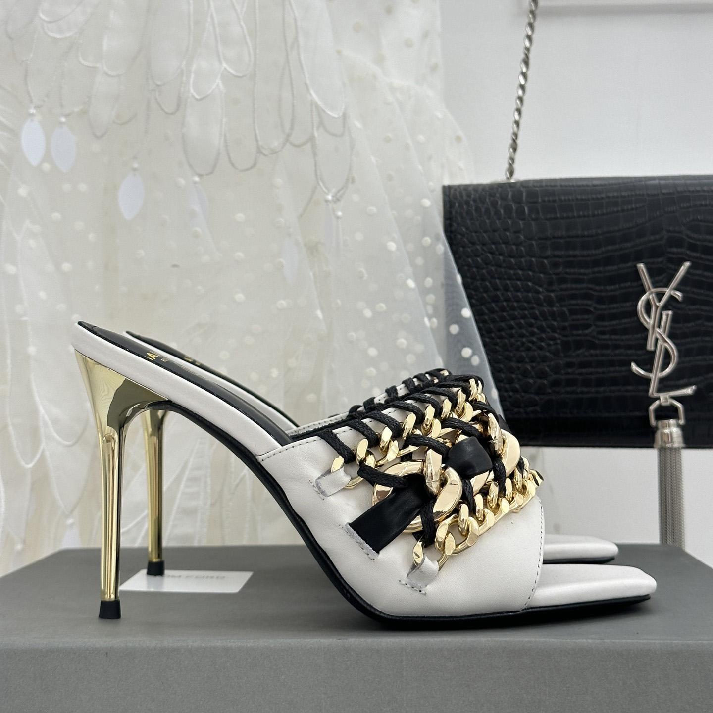 Balmain Chain-link Detail 110mm Pumps - PerfectKickZ