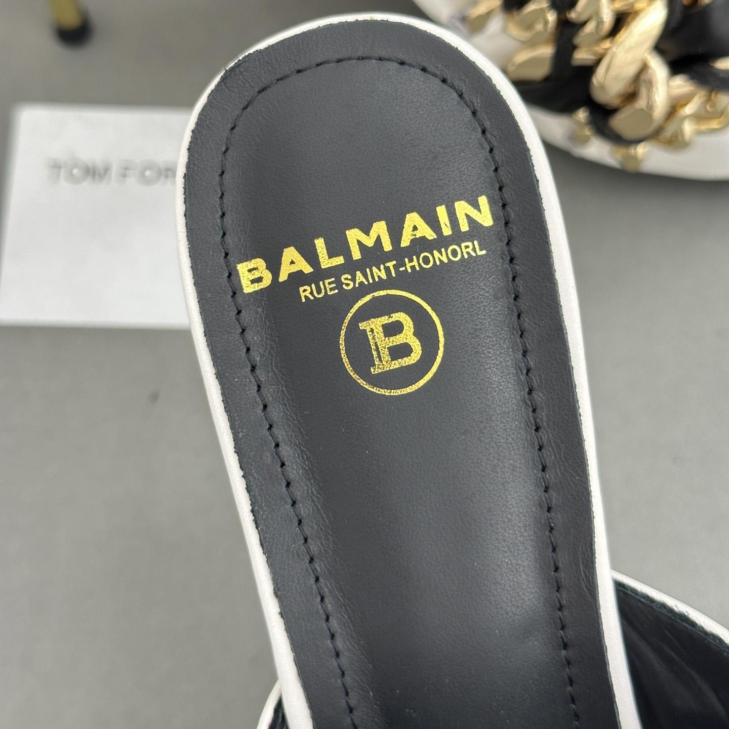 Balmain Chain-link Detail 110mm Pumps - PerfectKickZ