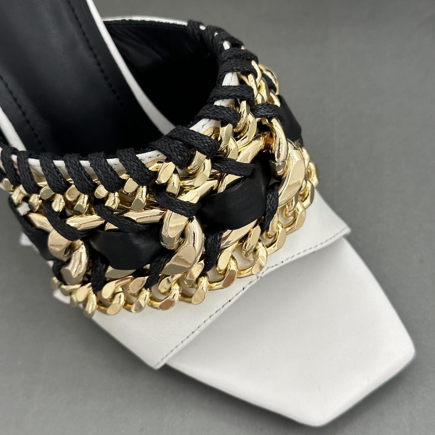 Balmain Chain-link Detail 110mm Pumps - PerfectKickZ