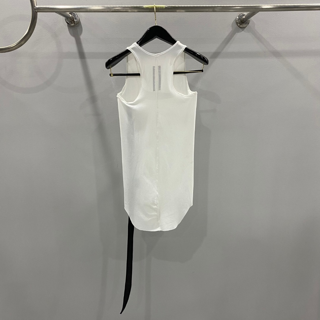 Rick Owens Drkshdw Curved-hem Tank Top - PerfectKickZ