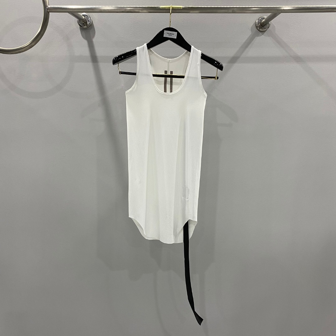 Rick Owens Drkshdw Curved-hem Tank Top - PerfectKickZ