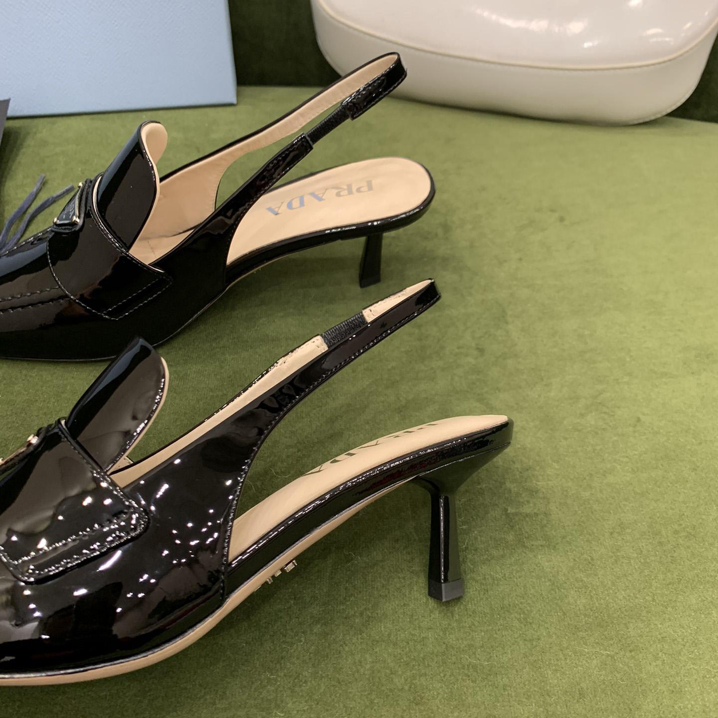 Prada Patent Leather Slingbacks - PerfectKickZ