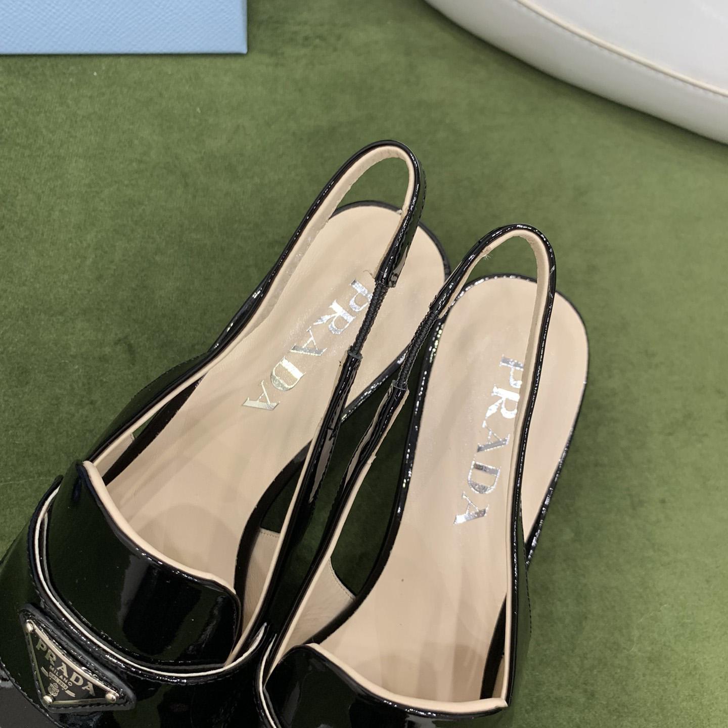 Prada Patent Leather Slingbacks - PerfectKickZ