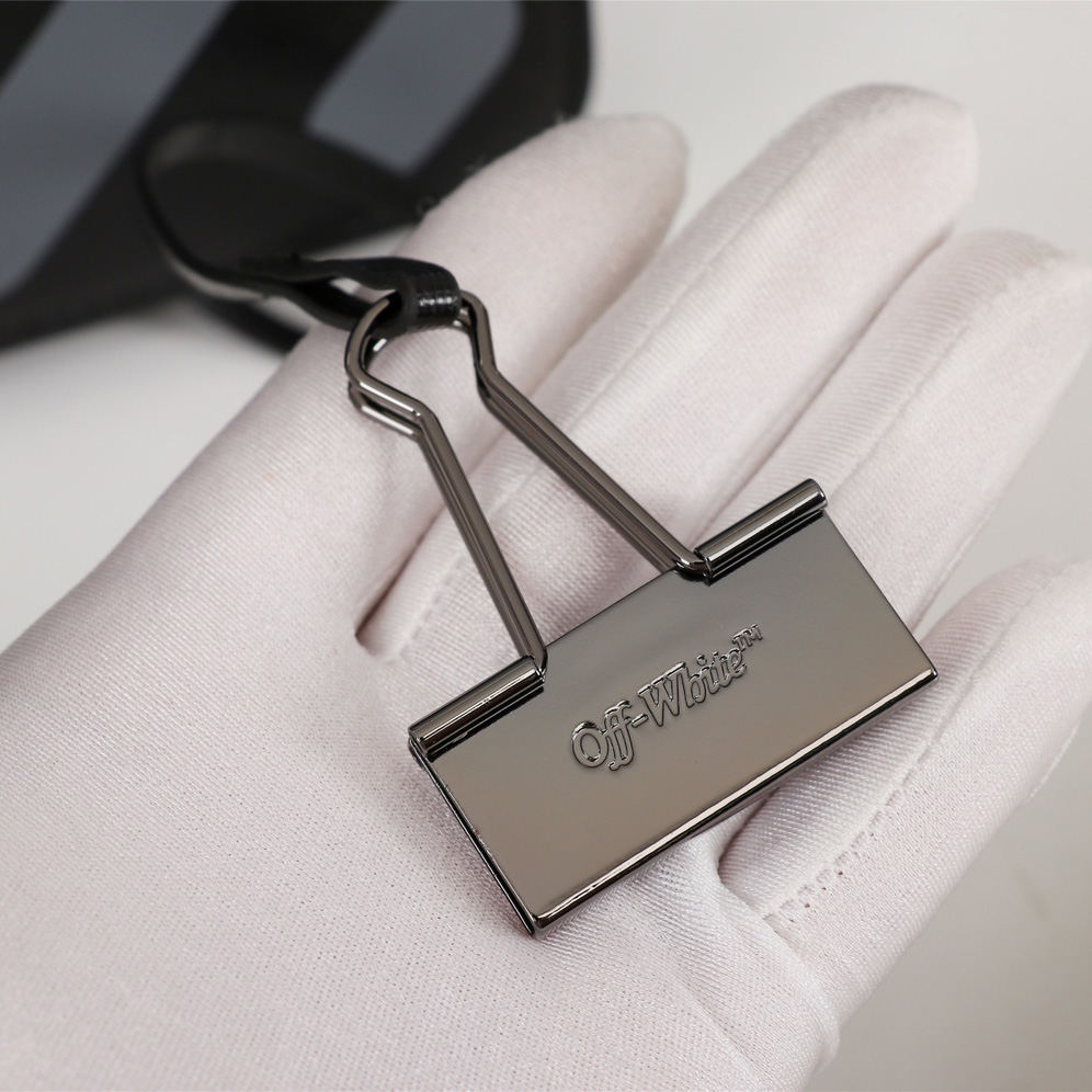 Off white Leather Cross Body Bag (18-16-9cm) - PerfectKickZ