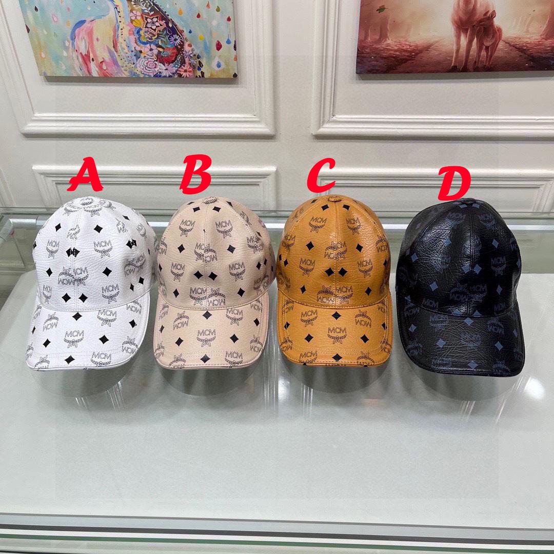 MCM Faux-leather Logo-print Cap - PerfectKickZ