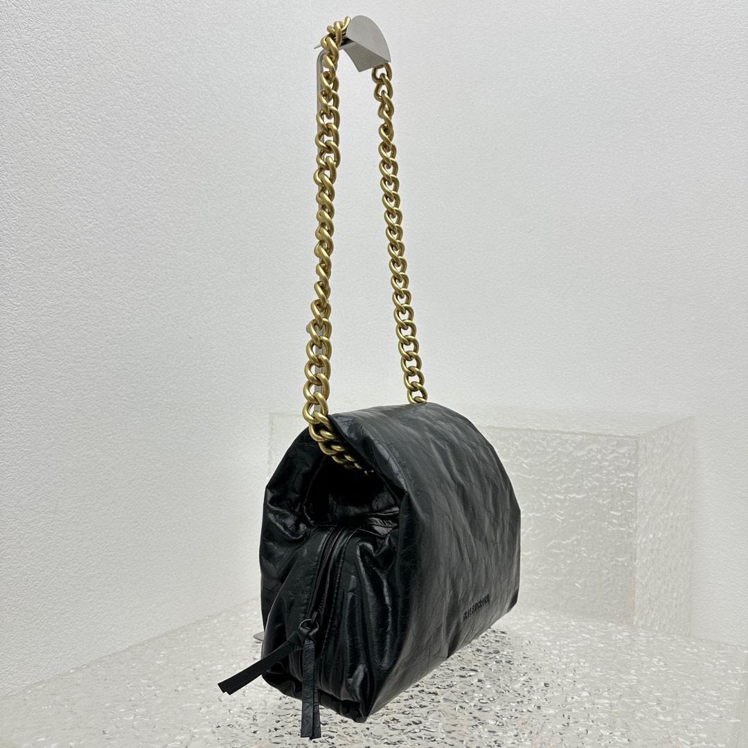 Balenciaga Puffer Small Bag In Black - PerfectKickZ