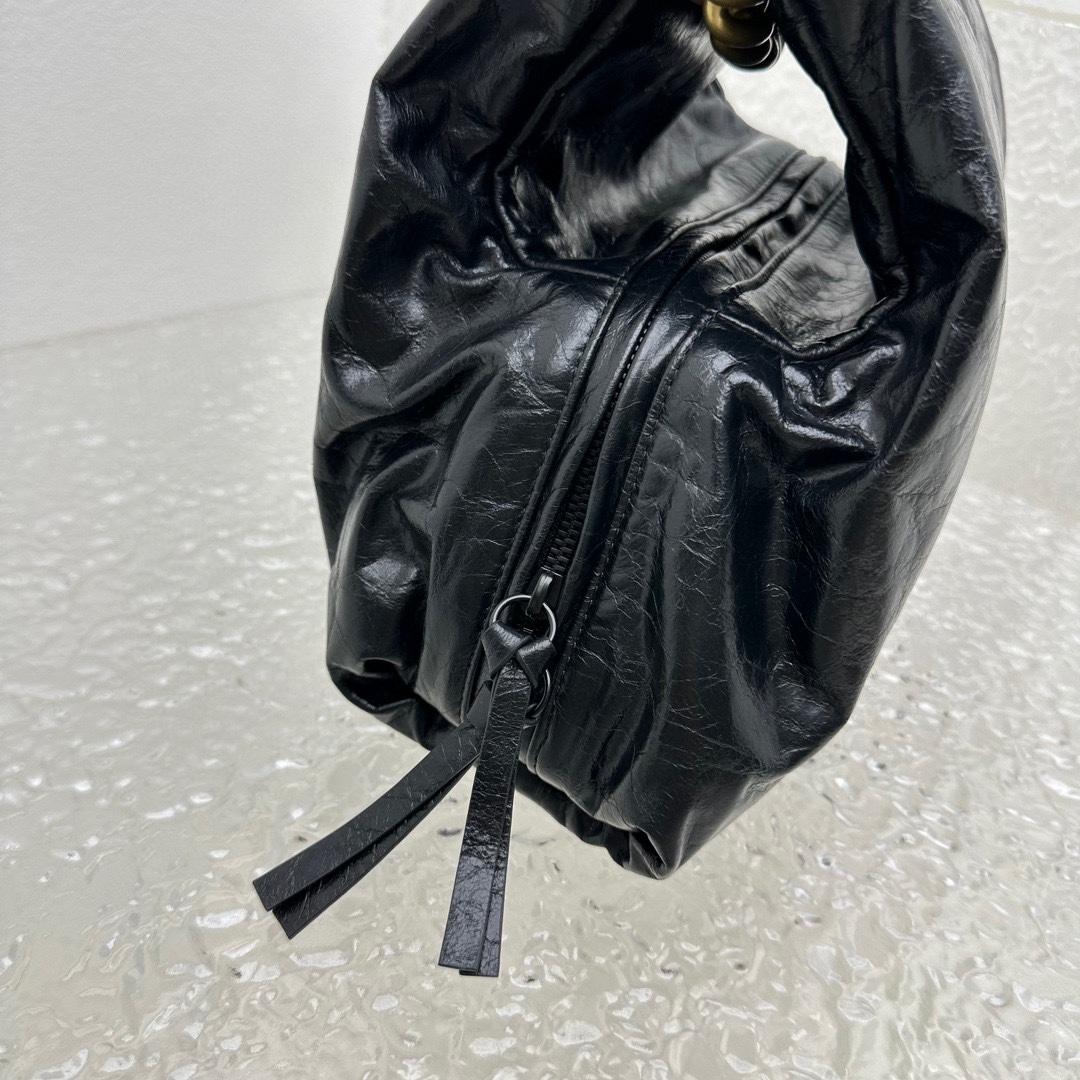 Balenciaga Puffer Small Bag In Black - PerfectKickZ
