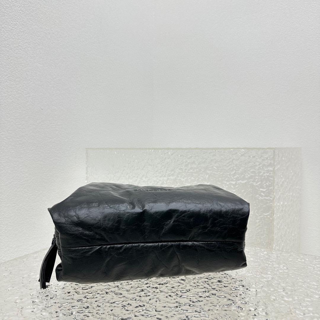 Balenciaga Puffer Small Bag In Black - PerfectKickZ
