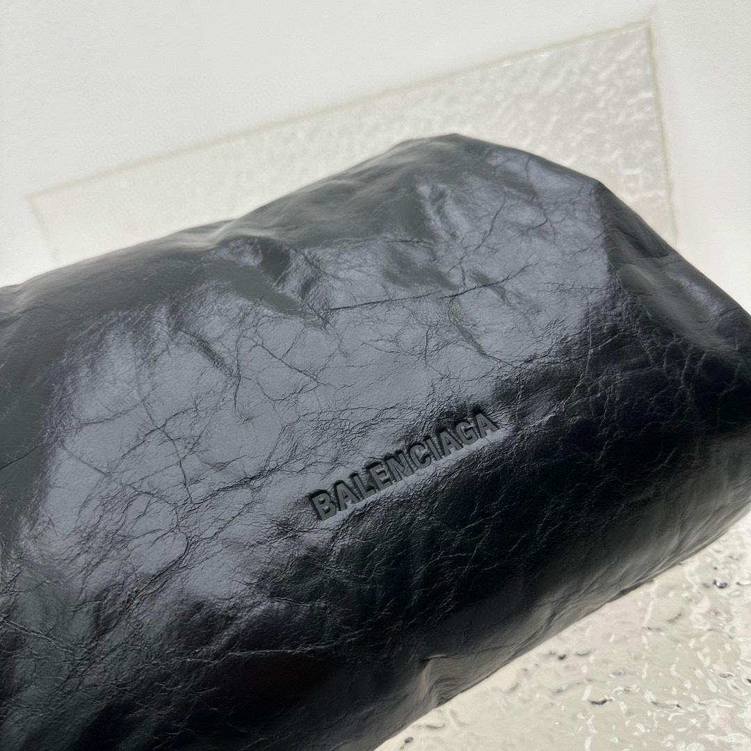 Balenciaga Puffer Small Bag In Black - PerfectKickZ