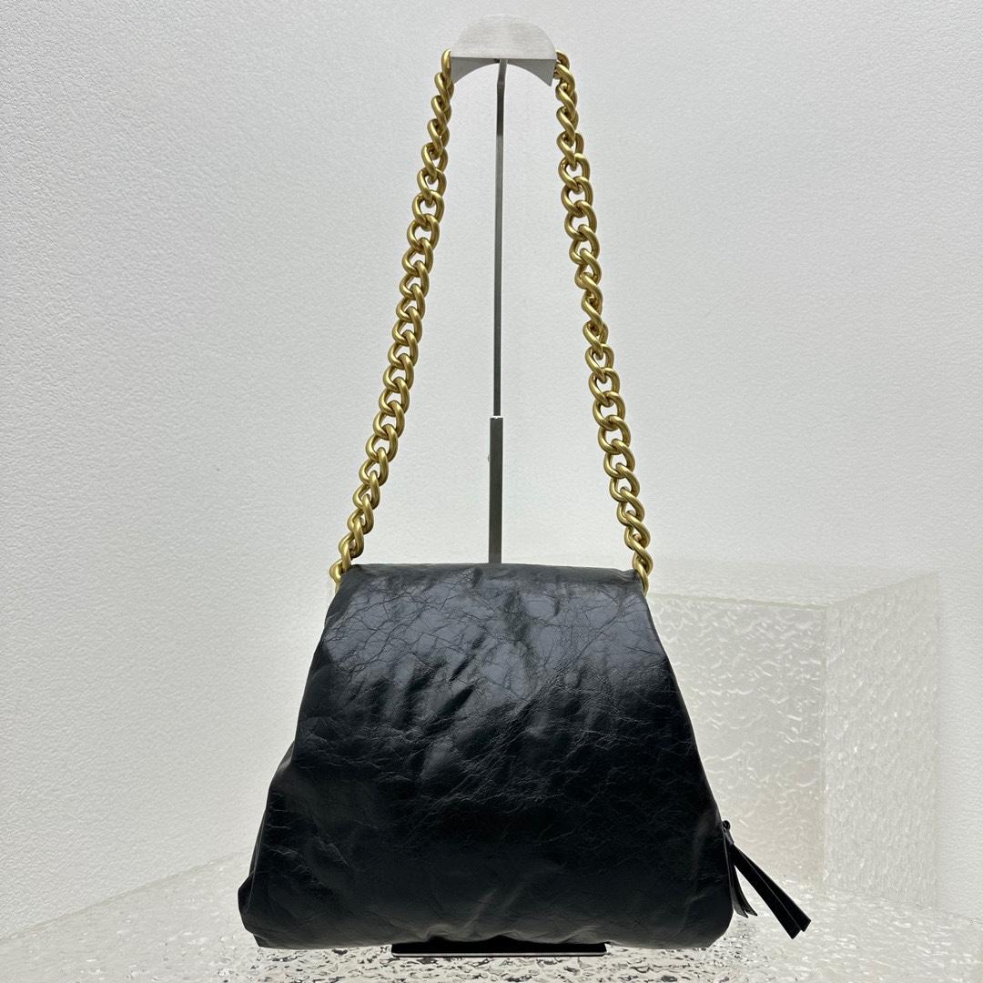 Balenciaga Puffer Small Bag In Black - PerfectKickZ