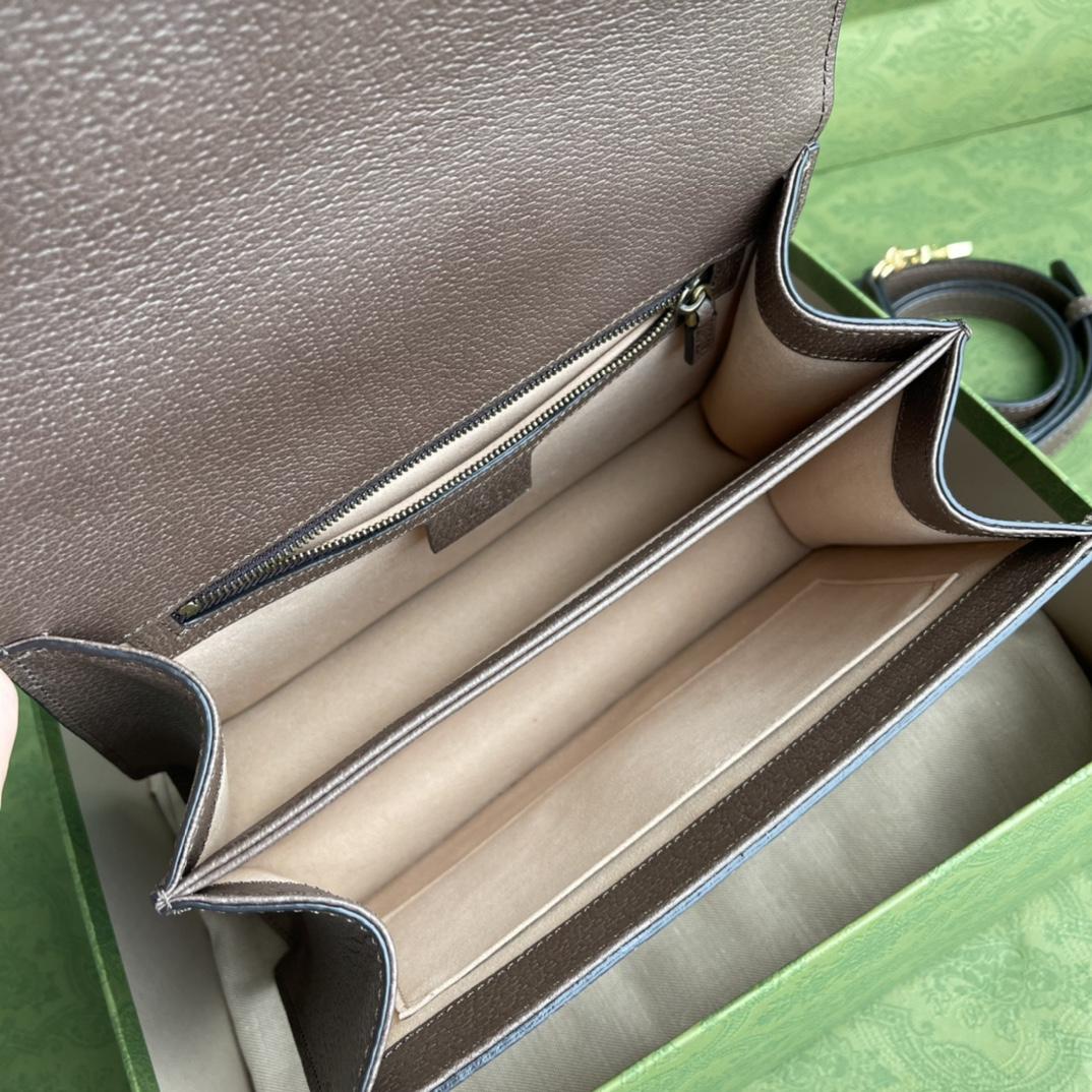 Gucci Ophidia GG Small Top Handle Bag(25-17.5-7cm) - PerfectKickZ