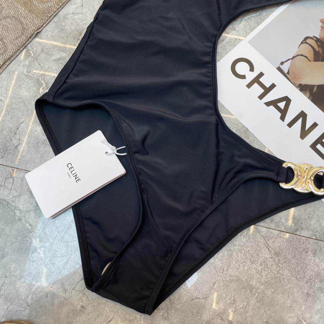 Celine Triomphe Swimsuit In Matte Jersey - PerfectKickZ
