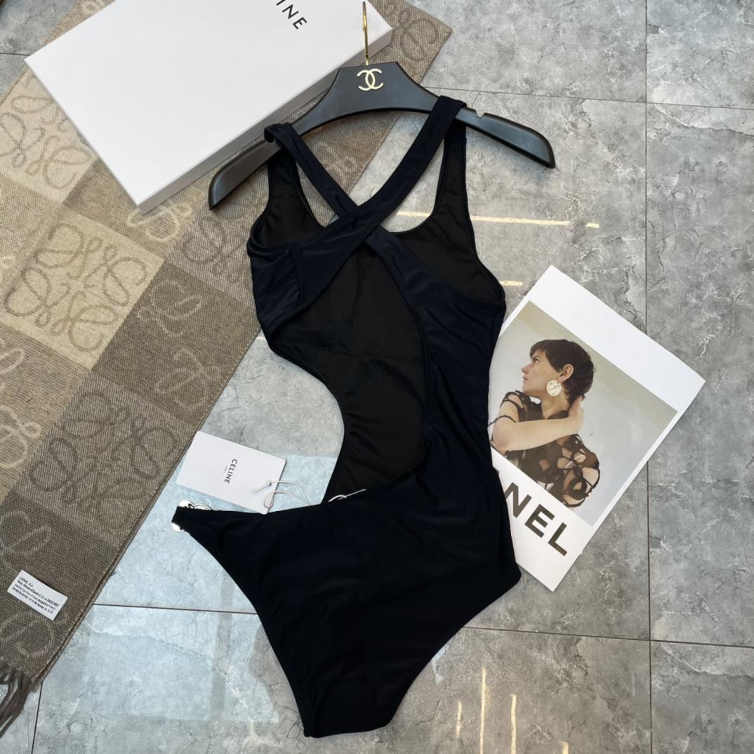 Celine Triomphe Swimsuit In Matte Jersey - PerfectKickZ