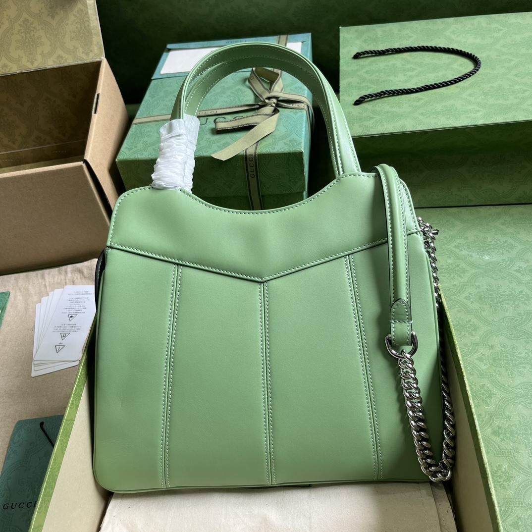 Gucci Petite GG Small Tote Bag (28-21-6.5cm) - PerfectKickZ