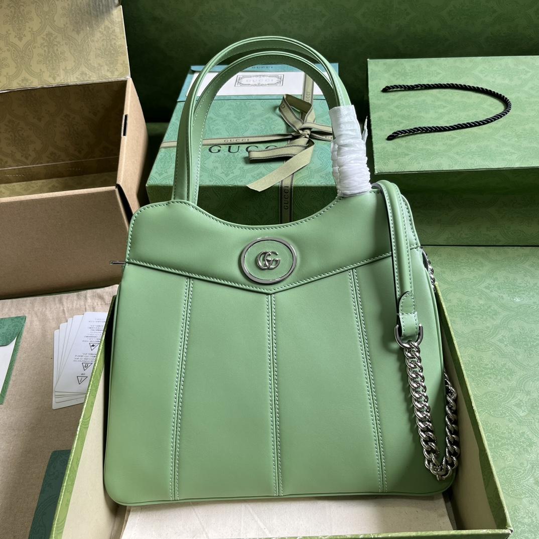 Gucci Petite GG Small Tote Bag (28-21-6.5cm) - PerfectKickZ
