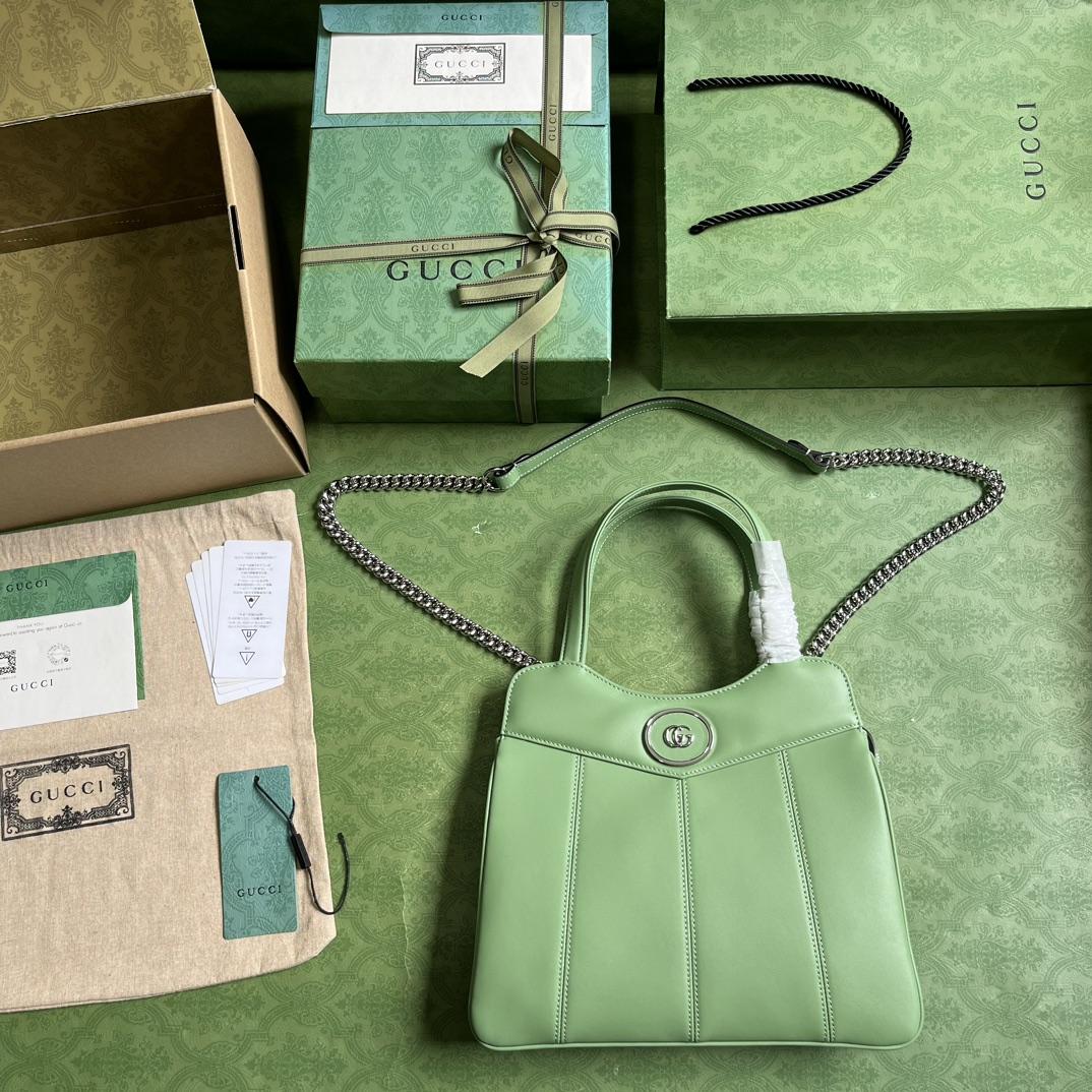 Gucci Petite GG Small Tote Bag (28-21-6.5cm) - PerfectKickZ