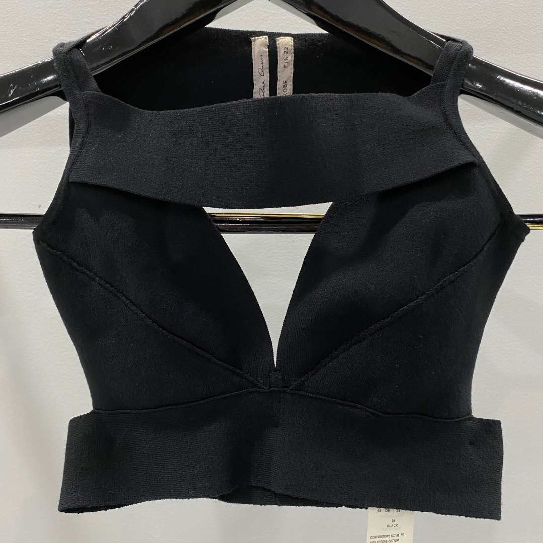 Rick Owens Sling Bra Knit Top - PerfectKickZ