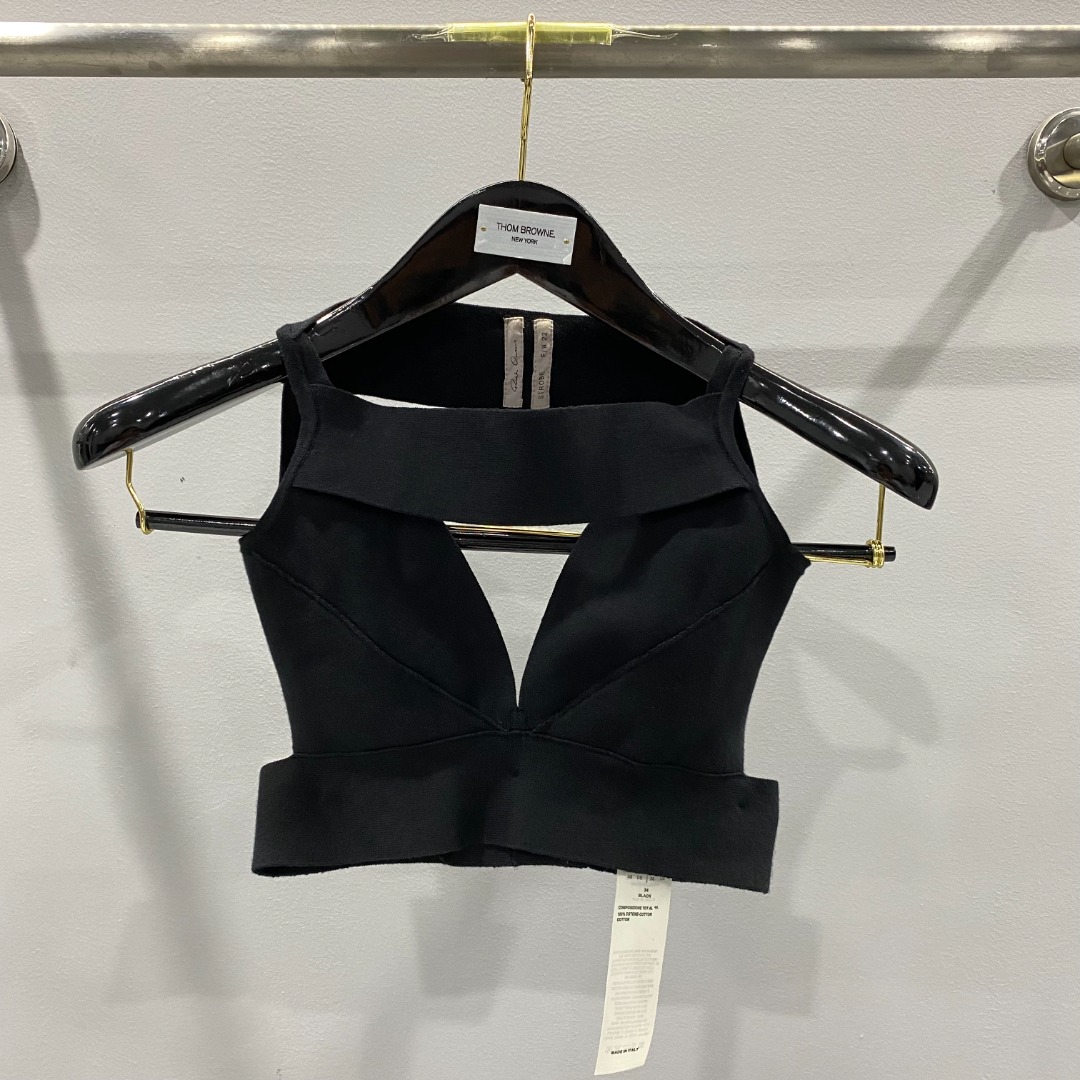 Rick Owens Sling Bra Knit Top - PerfectKickZ