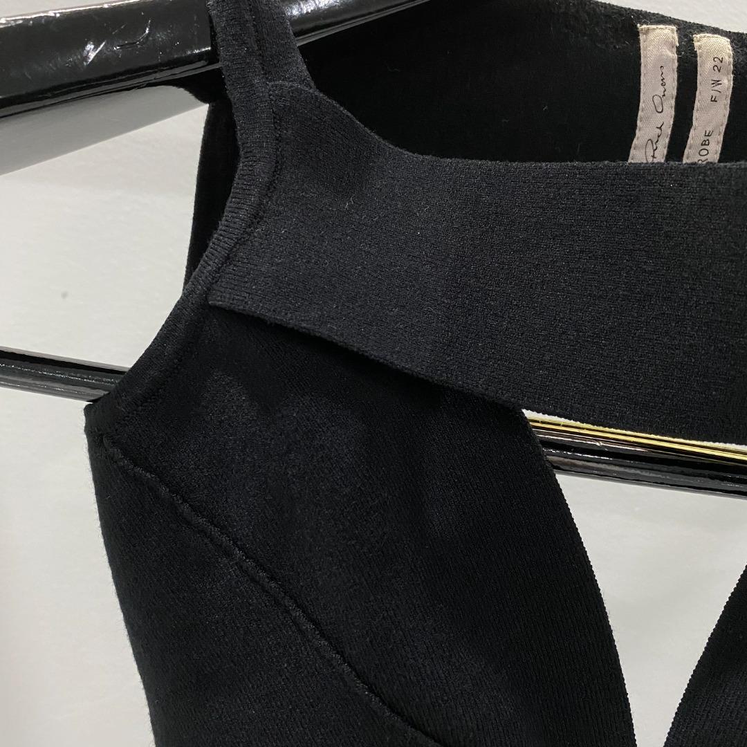 Rick Owens Sling Bra Knit Top - PerfectKickZ