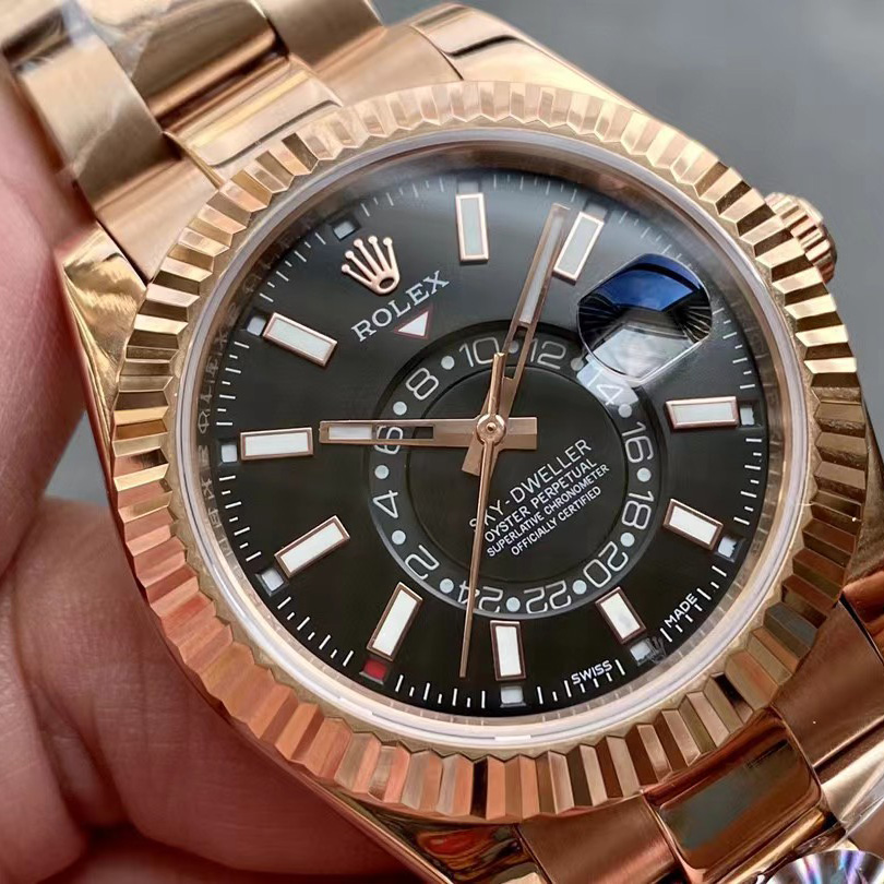 Rolex Sky-Dweller Rose Gold Watch - PerfectKickZ
