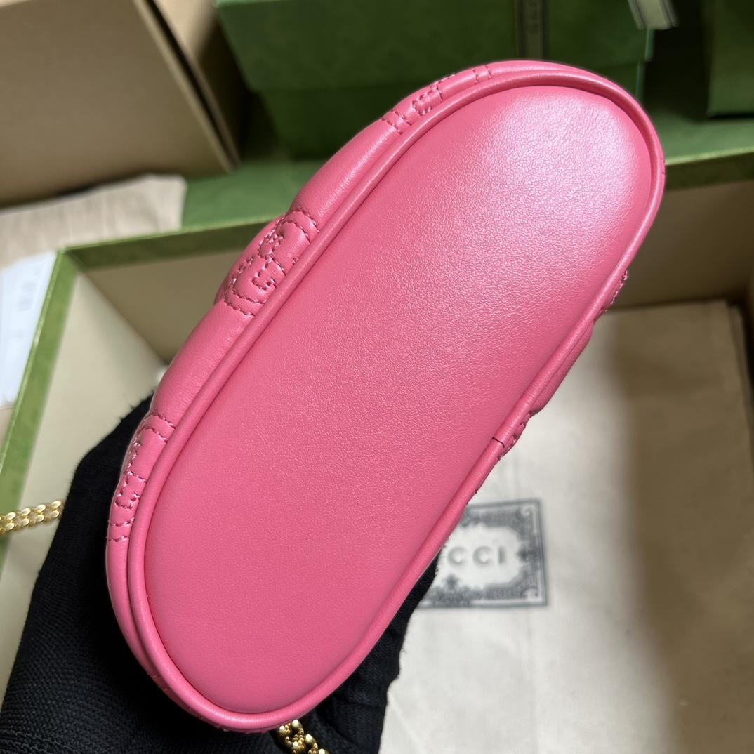 Gucci GG Matelassé Top Handle Mini Bag(16-10.5-5cm) - PerfectKickZ