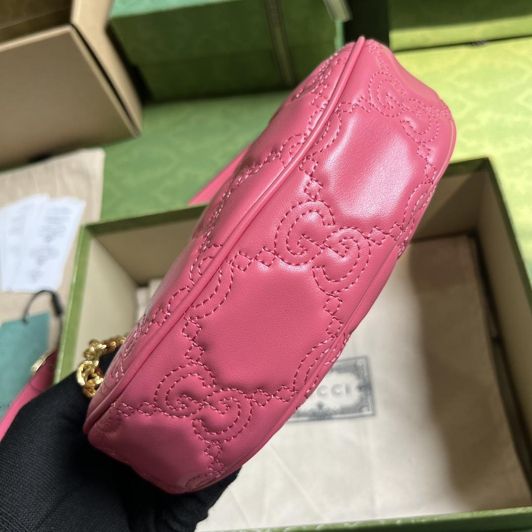 Gucci GG Matelasse Mini Bag(21x 14x 6cm) - PerfectKickZ