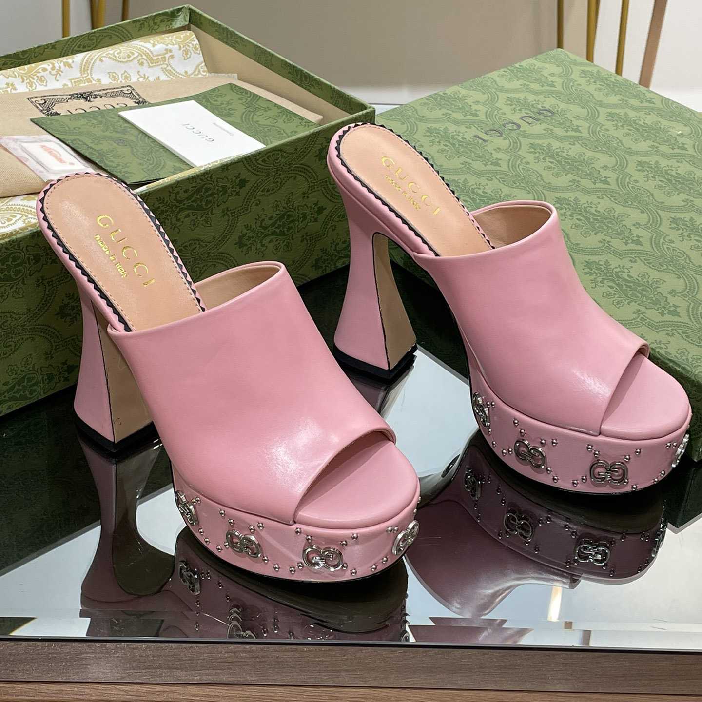 Gucci Women's Platform Slide Sandal - PerfectKickZ