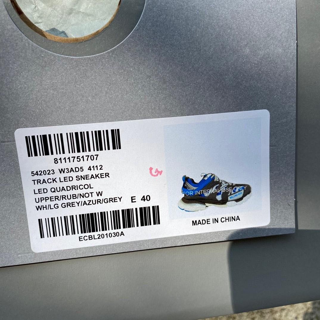 Balenciaga Track Sneaker LED in white - PerfectKickZ