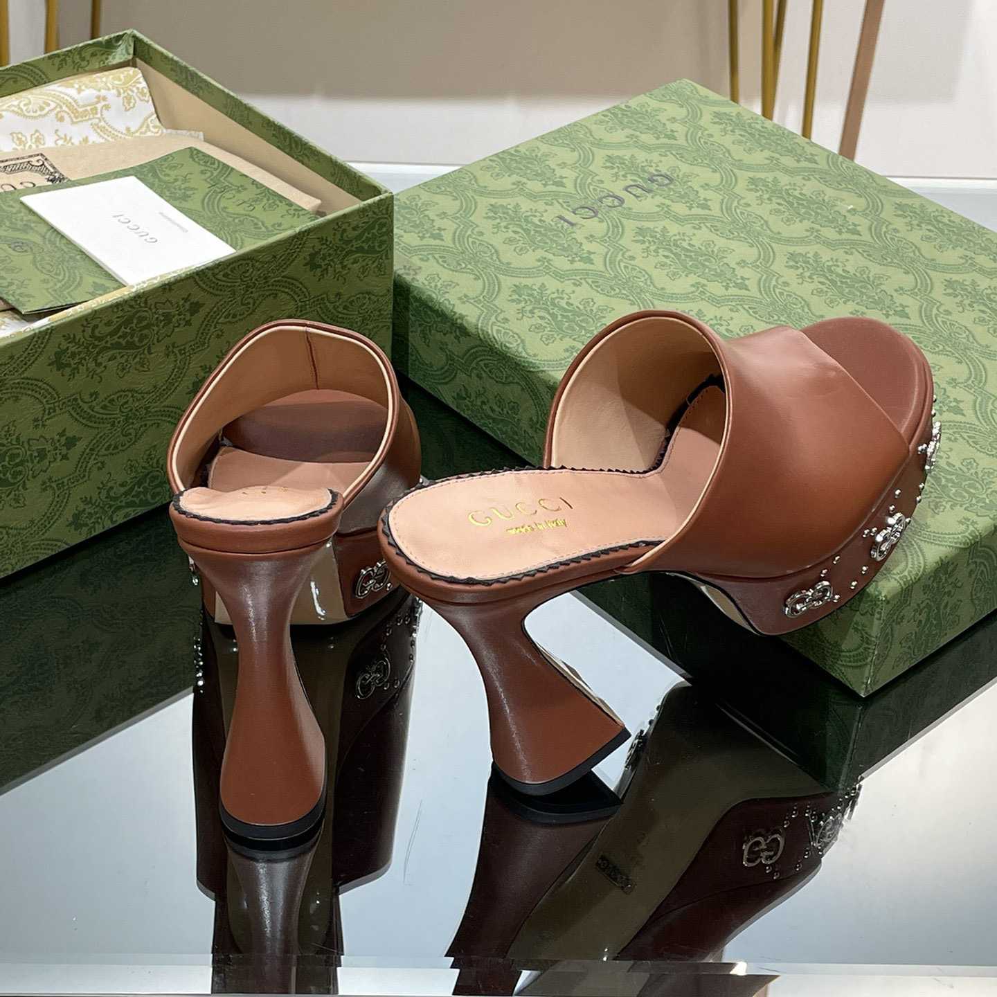 Gucci Women's Platform Slide Sandal - PerfectKickZ