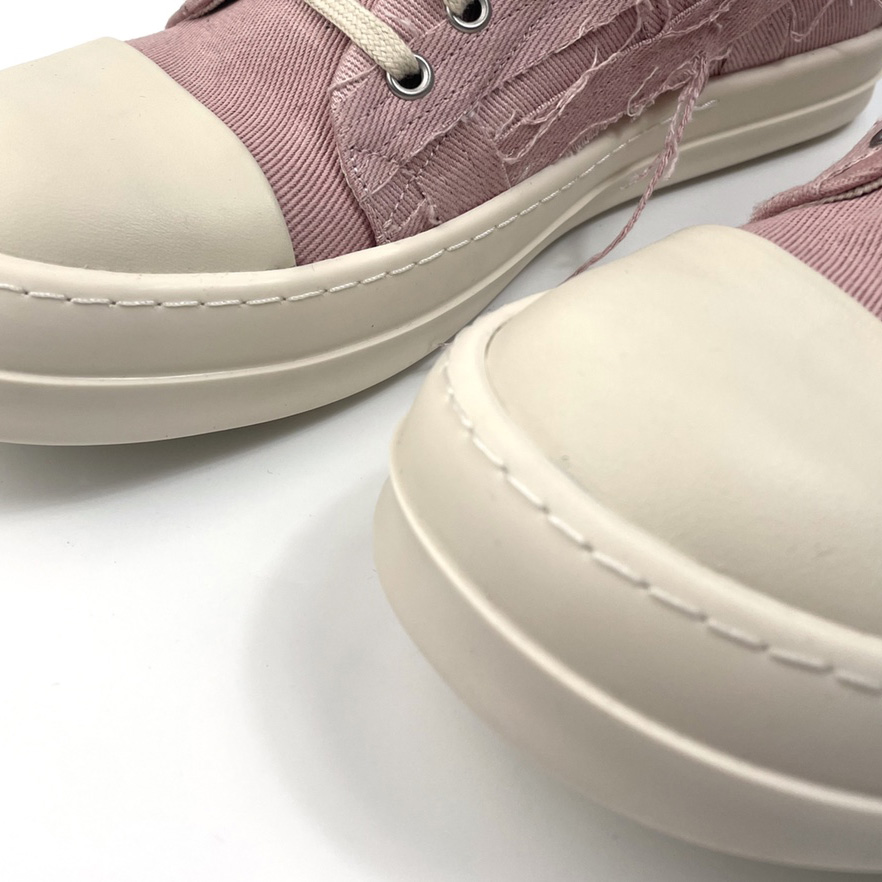 Rick Owens Drkshdw Slashed Low Sneakers - PerfectKickZ
