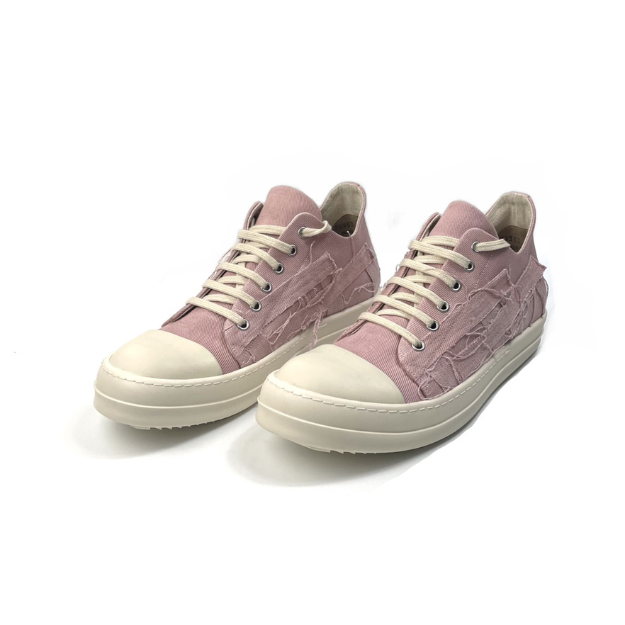 Rick Owens Drkshdw Slashed Low Sneakers - PerfectKickZ