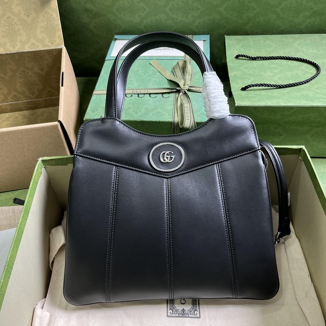 Gucci Petite GG Small Tote Bag (28-21-6.5cm) - PerfectKickZ