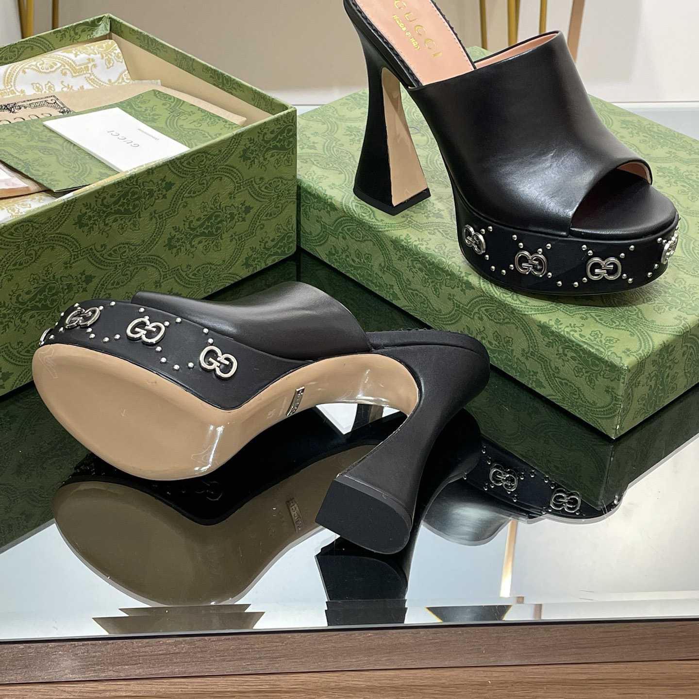 Gucci Women's Platform Slide Sandal - PerfectKickZ