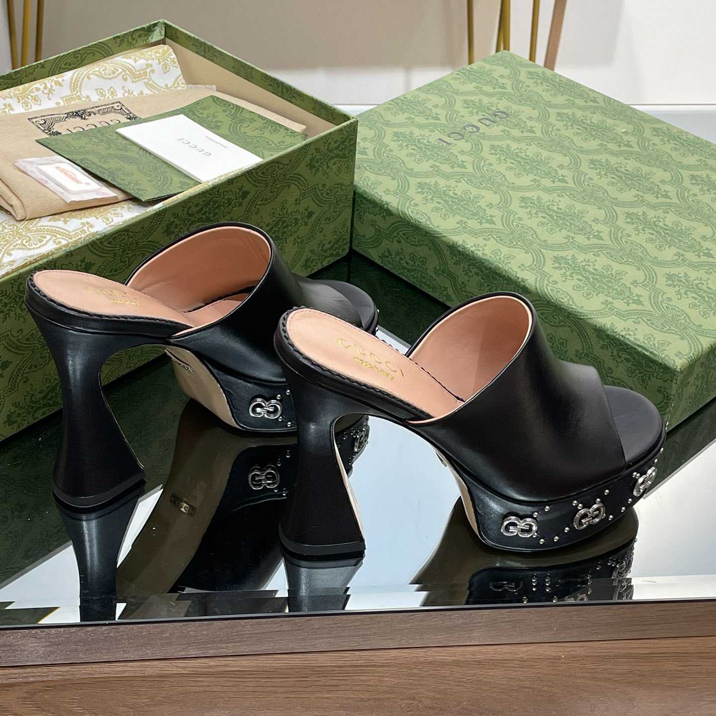 Gucci Women's Platform Slide Sandal - PerfectKickZ