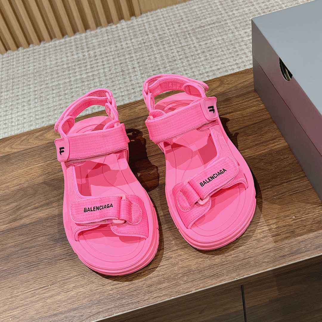 Balenciaga Women's Tourist Sandal In Pink - PerfectKickZ