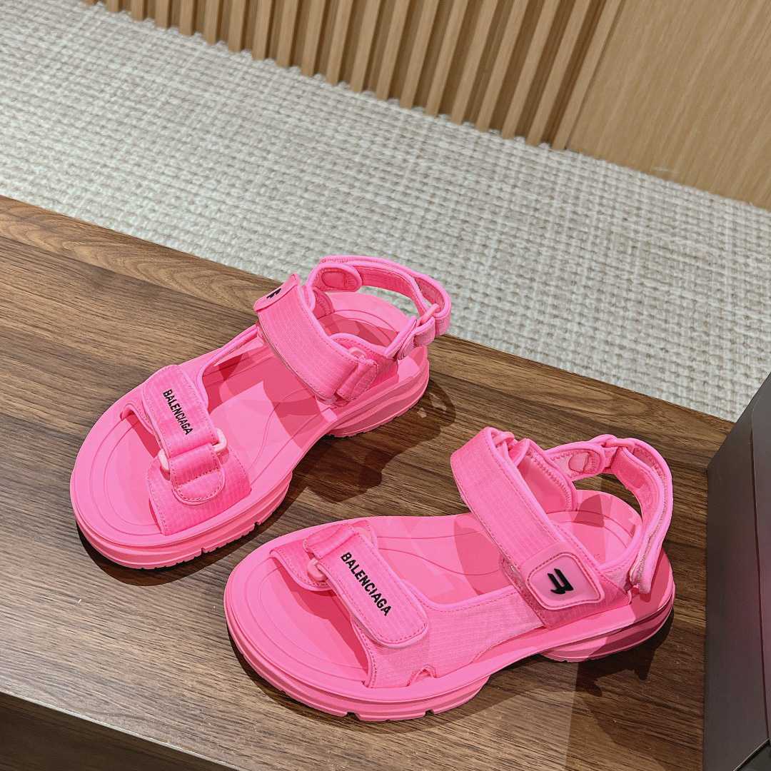 Balenciaga Women's Tourist Sandal In Pink - PerfectKickZ
