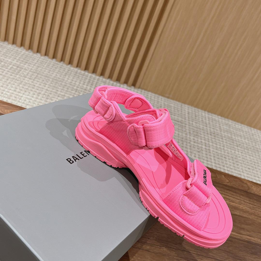 Balenciaga Women's Tourist Sandal In Pink - PerfectKickZ