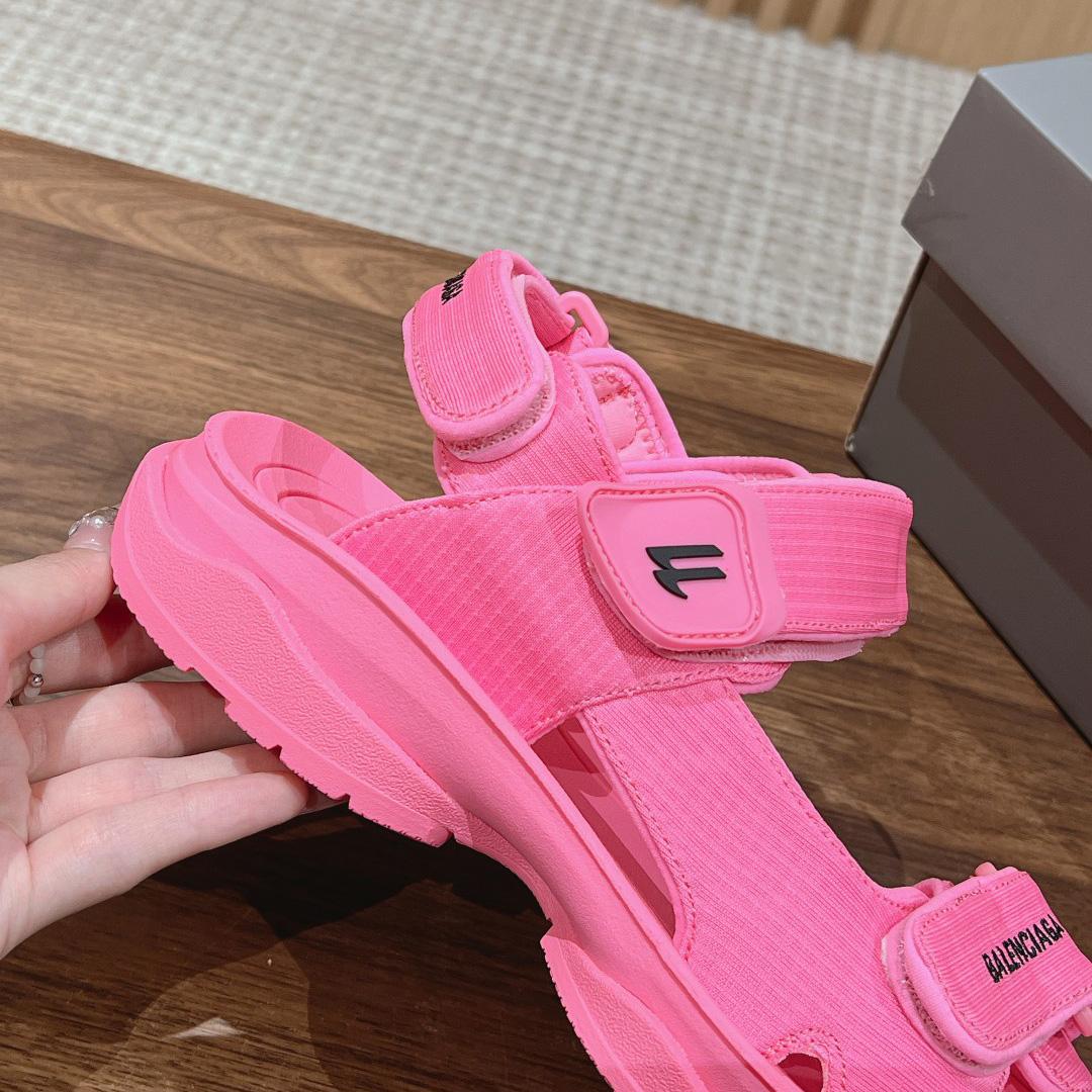 Balenciaga Women's Tourist Sandal In Pink - PerfectKickZ