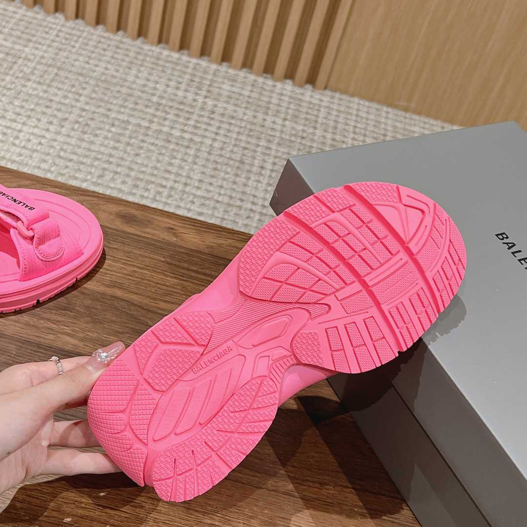 Balenciaga Women's Tourist Sandal In Pink - PerfectKickZ