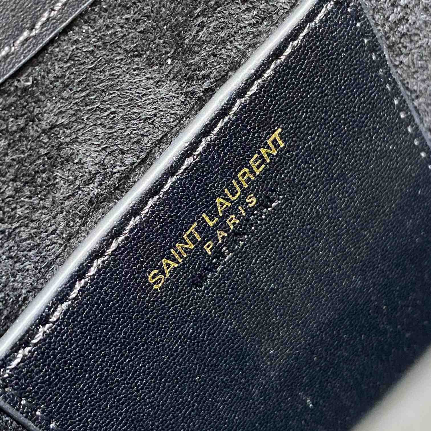 Saint Laurent Le 5 À 7 Mini Vertical In Shiny Leather - PerfectKickZ