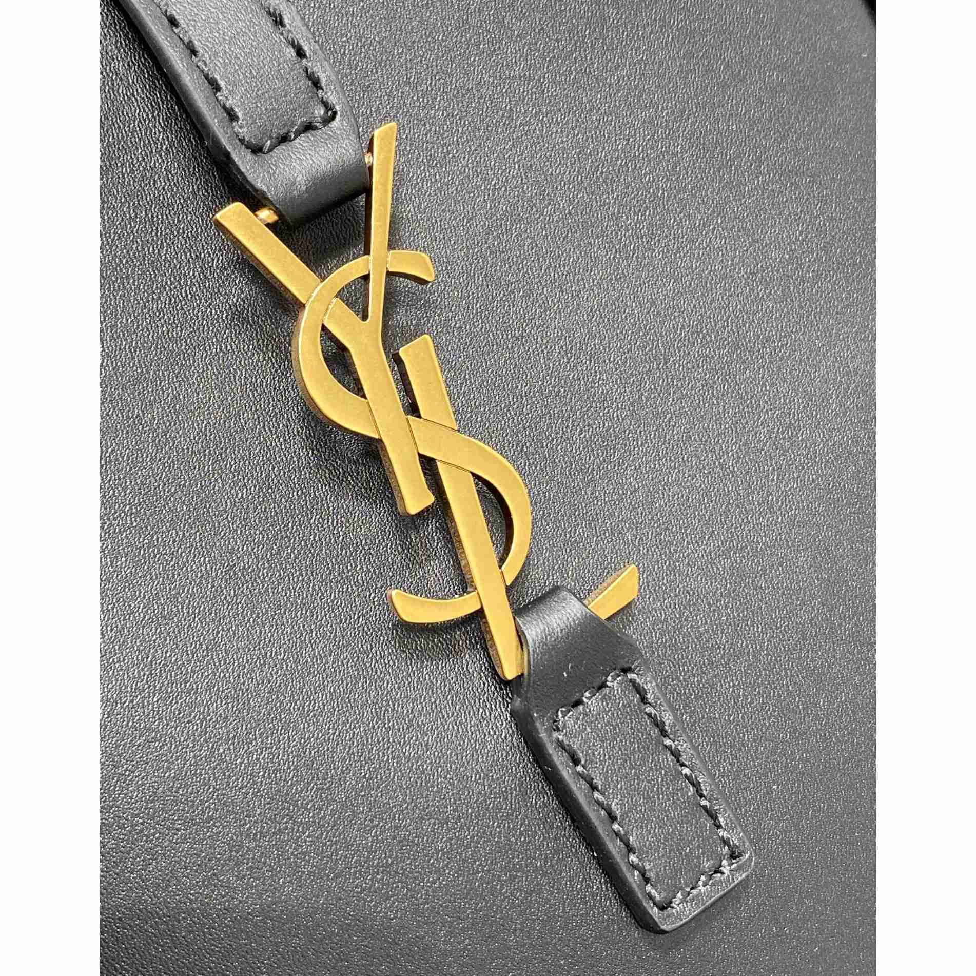 Saint Laurent Le 5 À 7 Mini Vertical In Shiny Leather - PerfectKickZ