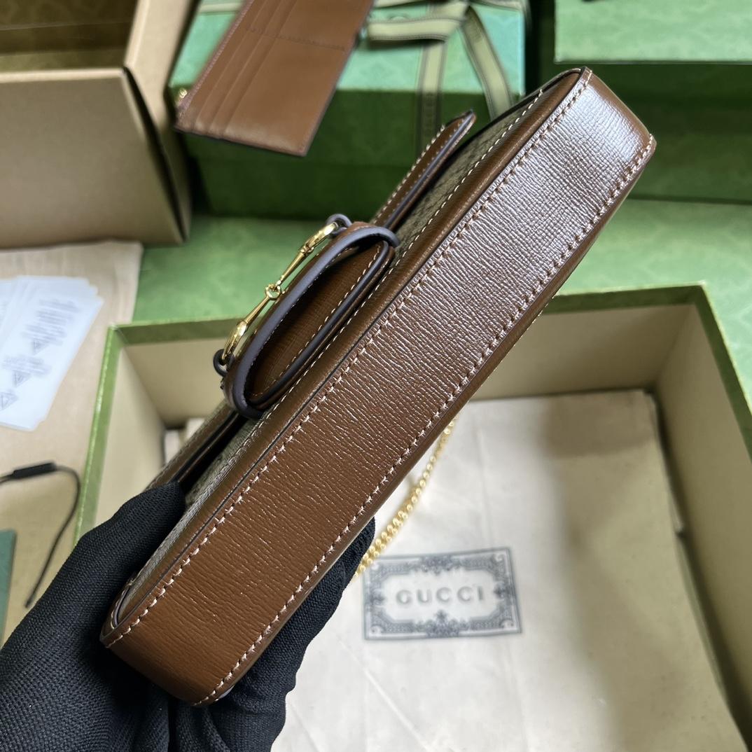Gucci Horsebit 1955 Mini Bag (21.5x 12.5x 3cm) - PerfectKickZ