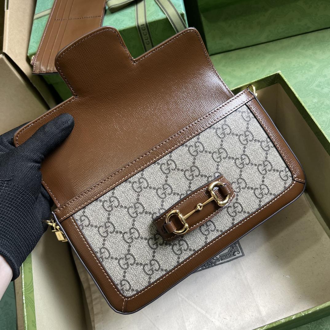 Gucci Horsebit 1955 Mini Bag (21.5x 12.5x 3cm) - PerfectKickZ
